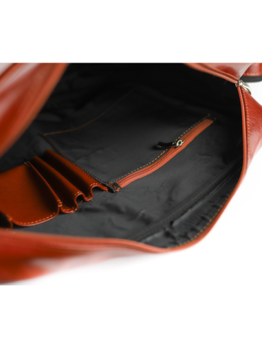 Torba młodziezowa laptop duży -koniak