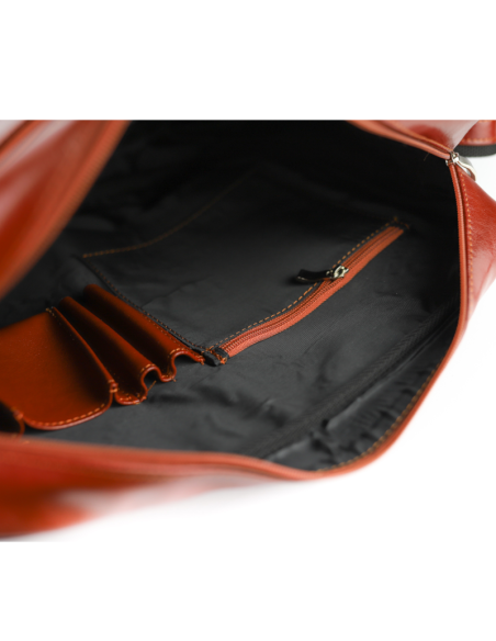 Torba młodziezowa laptop duży -koniak