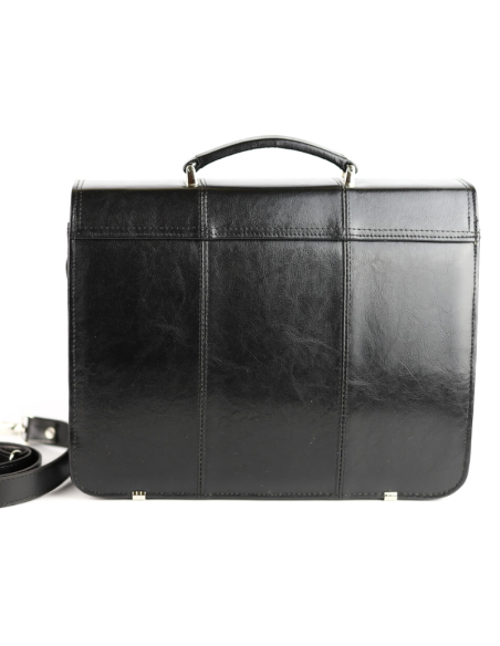 Teczka mała 2-komorowa mała - czarna