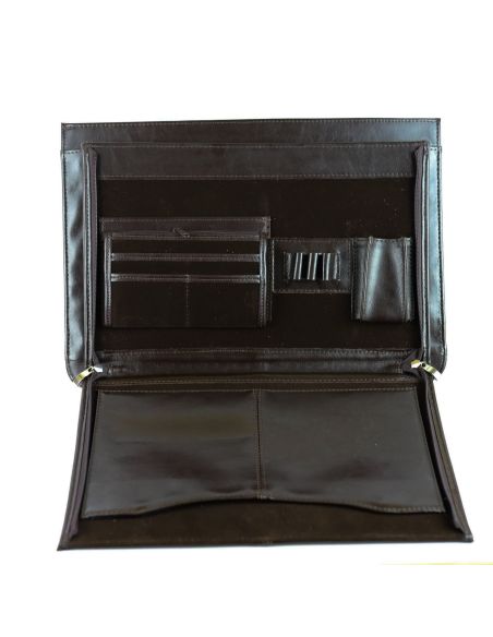 Teczka skórzana elegant - czarny