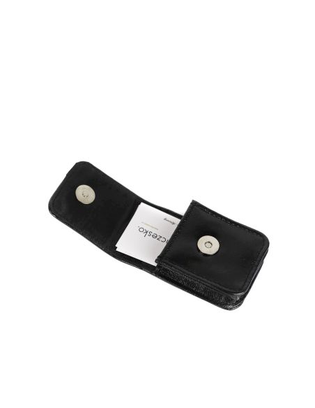 Etui na wizytówki - czarne
