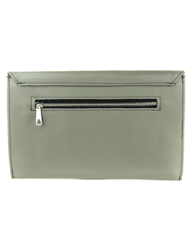 Kopertówka skórzana light grey-producent Galskór-Franczesko.pl