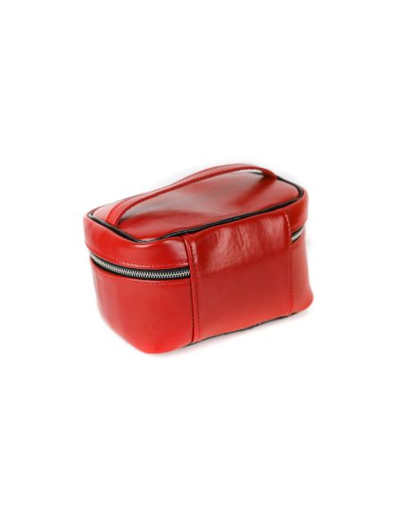Kosmetyczka kuferek - czerwony