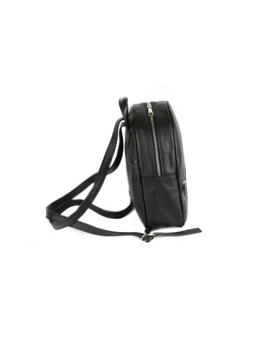 Plecak okrągły - czarny