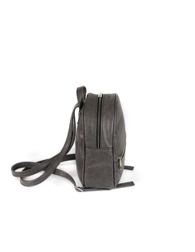 Plecak okrągły - skalisty siwy