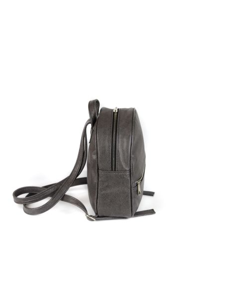 Plecak okrągły - skalisty siwy