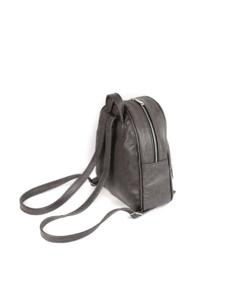 Plecak okrągły - skalisty siwy