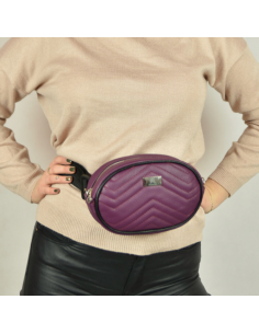 Skórzana Nerko-torebka-fioletowa-Producent Galskór-franczesko.pl