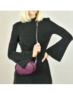 Skórzana Nerko-torebka-fioletowa-Producent Galskór-franczesko.pl 2