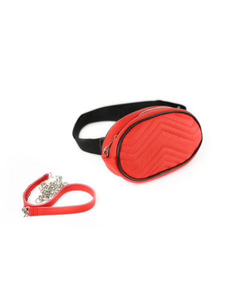 Skórzana Nerko-torebka-czerwona-Producent Galskór-franczesko.pl