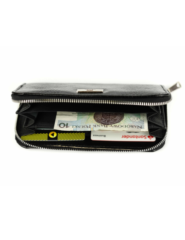 Portfel skórzany Korona - croc CML