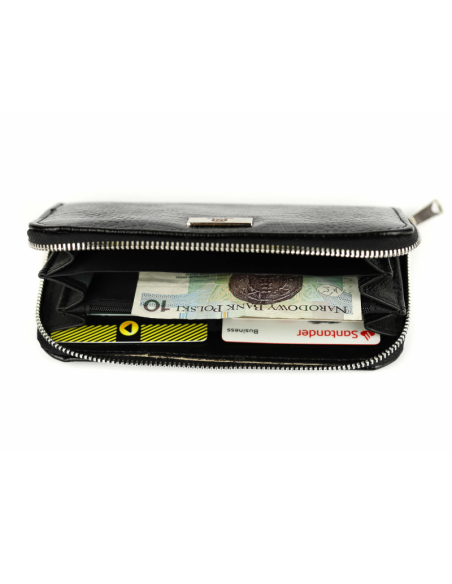 Portfel skórzany Korona - croc CML