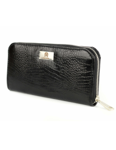 Portfel skórzany Korona - croc CML