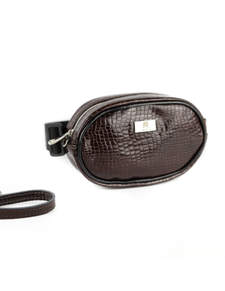 Skórzana Nerko-torebka-bordo croc. -Producent Galskór-franczesko.pl