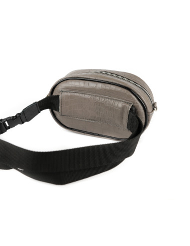 Skórzana Nerko-torebka-szary croc. -Producent Galskór-franczesko.pl