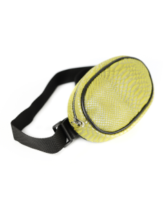 Skórzana Nerko-torebka- żółty croc. -Producent Galskór-franczesko.pl