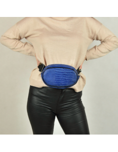 Skórzana Nerko-torebka-croc.granat -Producent Galskór-franczesko.pl