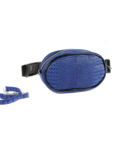 Skórzana Nerko-torebka-croc.granat -Producent Galskór-franczesko.pl