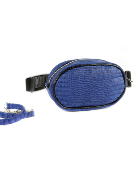 Skórzana Nerko-torebka-croc.granat -Producent Galskór-franczesko.pl