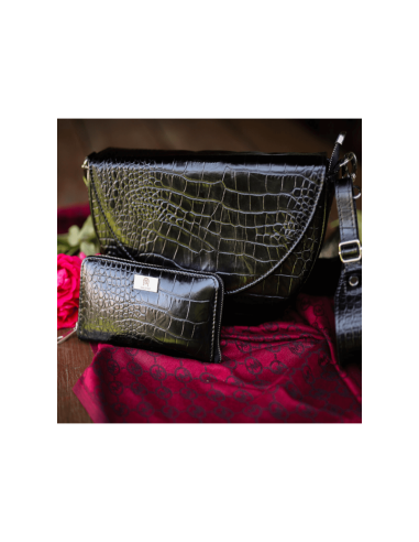 Portfel skórzany Korona - czarny CDL