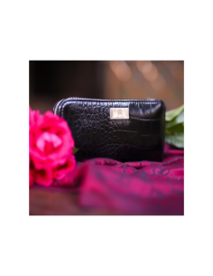 Portfel skórzany Korona - czarny CDL
