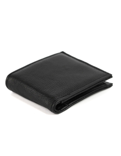 Elegancki, klasyczny, męski portfel,  z naturalnej skóry licowej.