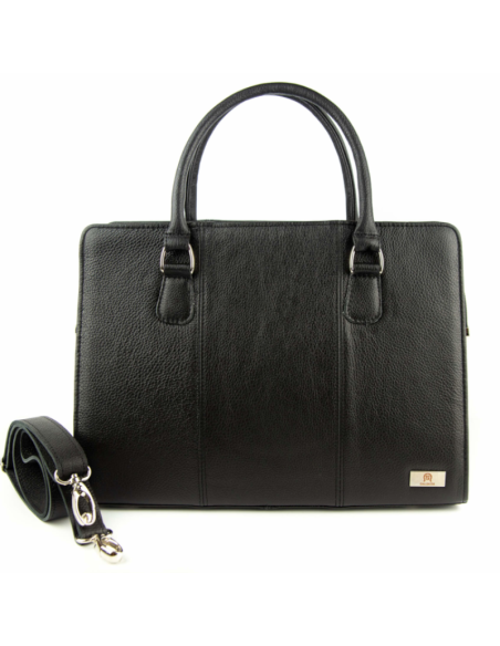 Torebka z 3 pasów - czarny