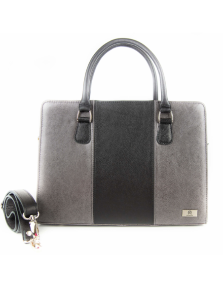 Torebka z 3 pasów - skalisty siwy