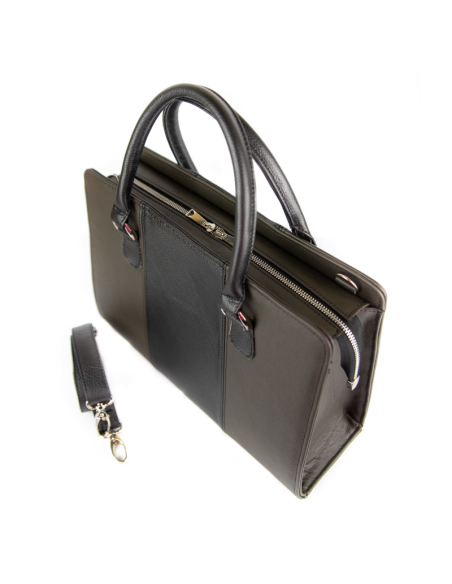 Torebka z 3 pasów - military green