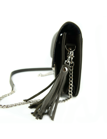 Torebka z klapką - military green