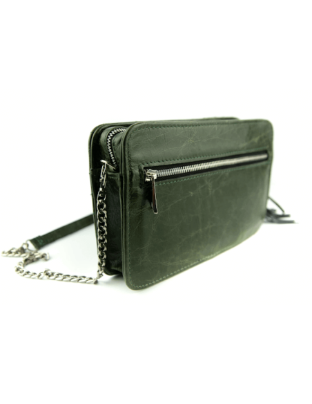 Torebka Marita - gnieciona zieleń