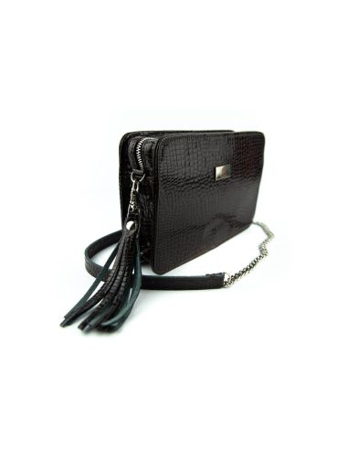 Torebka Marita - croc bordo