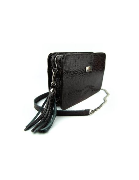 Torebka Marita - croc bordo