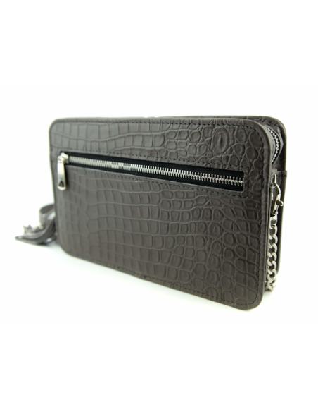 Torebka Marita - croc szary