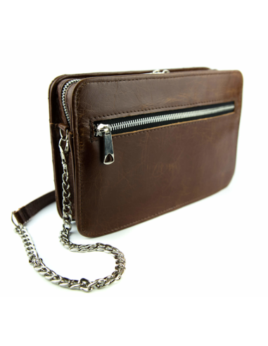 Torebka Marita - gnieciony koniak