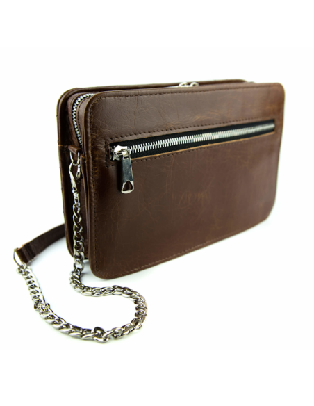 Torebka Marita - gnieciony koniak