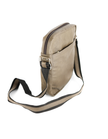 Listonoszka męska duża - ziemisty brąz