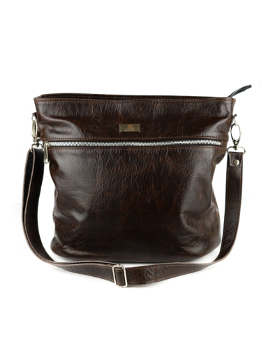 Torebka dzbanuszek - gnieciony koniak