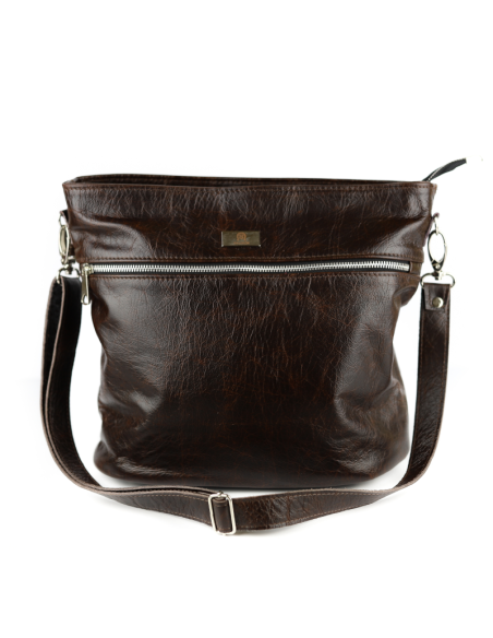 Torebka dzbanuszek - gnieciony koniak