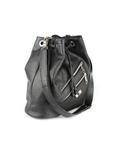 Torebka worek - czarny