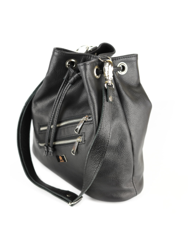 Torebka worek - czarny