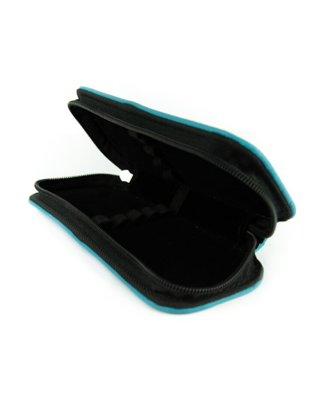 Piórnik duży owalny-turkus