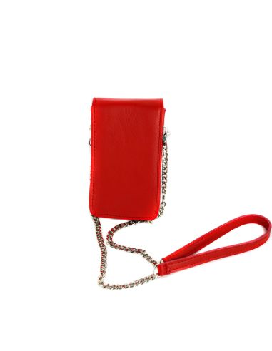 Torebka na telefon - czerwona