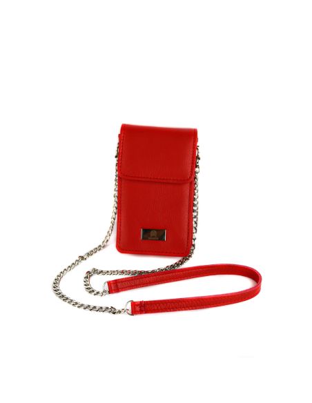 Torebka na telefon - czerwona
