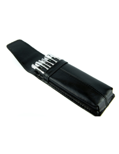 Piórnik duży twardy - czarny 2