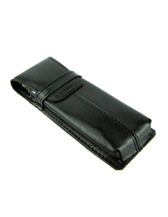 Piórnik duży twardy - czarny