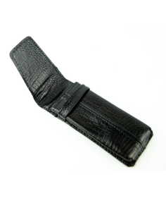 Piórnik Duży twardy - croc. czarny - PRODUCENT GALSKÓR 2