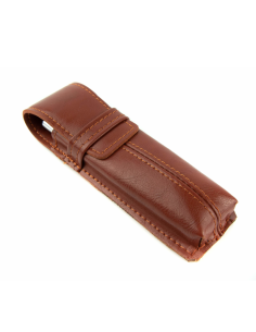 062 Piórnik mały twardy - koniak