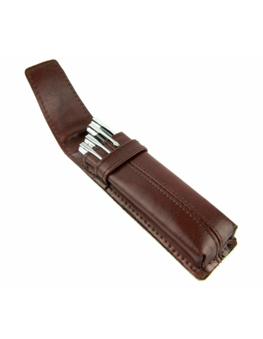 062 Piórnik mały twardy - jasny brąz 062 Piórnik mały twardy - jasny brąz