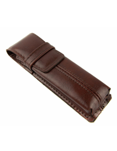 062 Piórnik mały twardy - jasny brąz